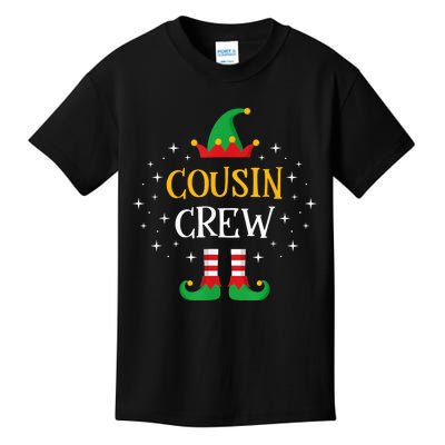 Cousin Crew  Cute Xmas Elf Party Pajama PJ Matching Kids T-Shirt