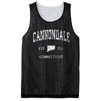 Cannondale Connecticut Ct Vintage Athletic Sports Design Mesh Reversible Basketball Jersey Tank