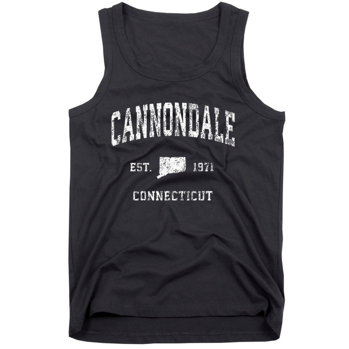 Cannondale Connecticut Ct Vintage Athletic Sports Design Tank Top