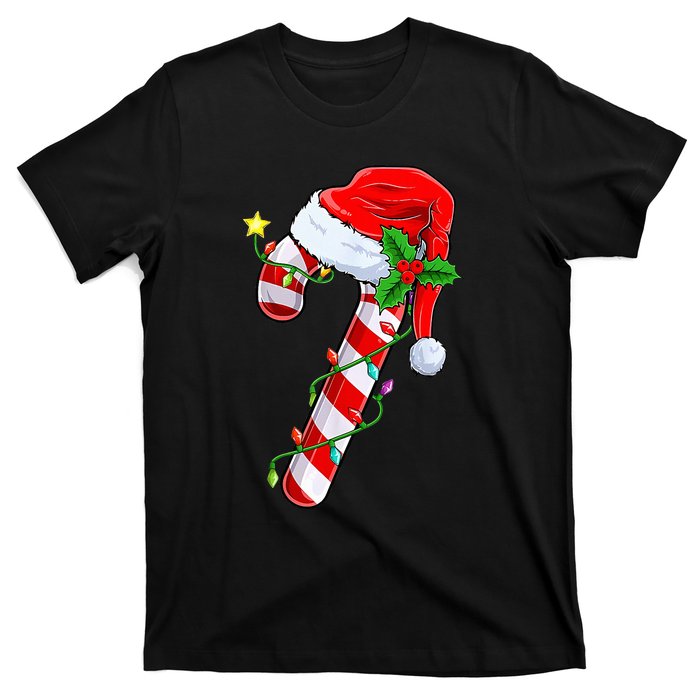 candy cane crew christmas lights family matching xmas  T-Shirt