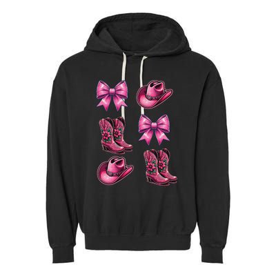 Coquette Cowgirl Garment-Dyed Fleece Hoodie