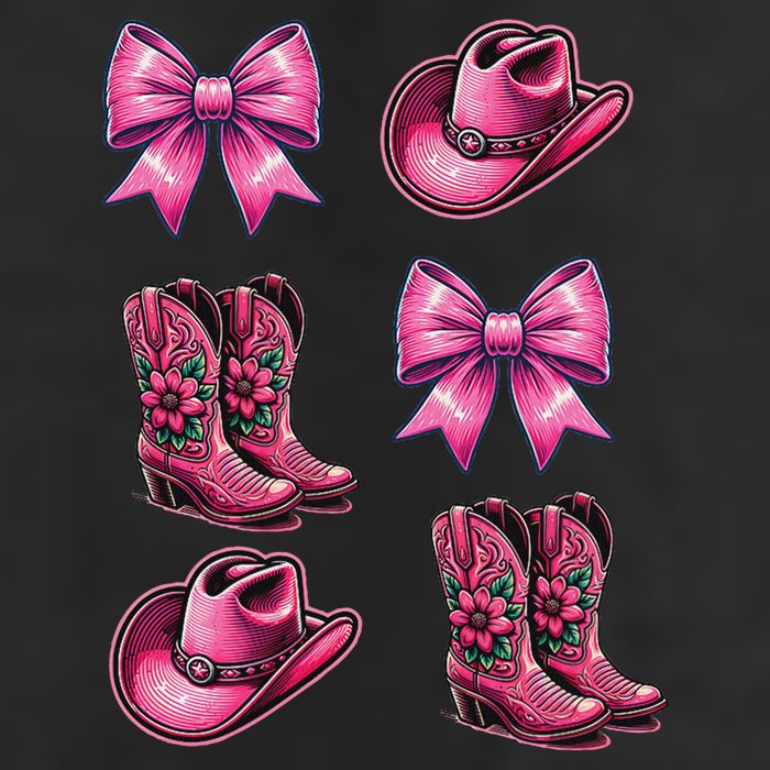 Coquette Cowgirl 7 Panel Mesh Trucker Snapback Hat