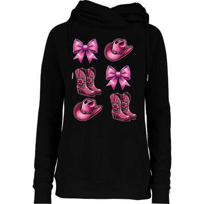 Coquette Cowgirl Womens Funnel Neck Pullover Hood