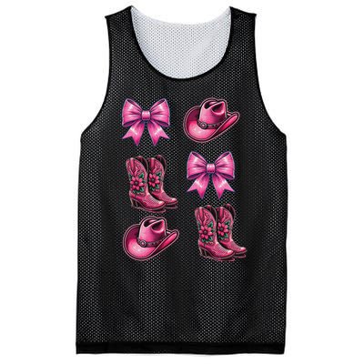 Coquette Cowgirl Mesh Reversible Basketball Jersey Tank