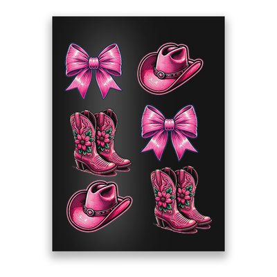 Coquette Cowgirl Poster