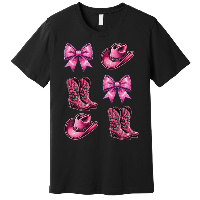 Coquette Cowgirl Premium T-Shirt