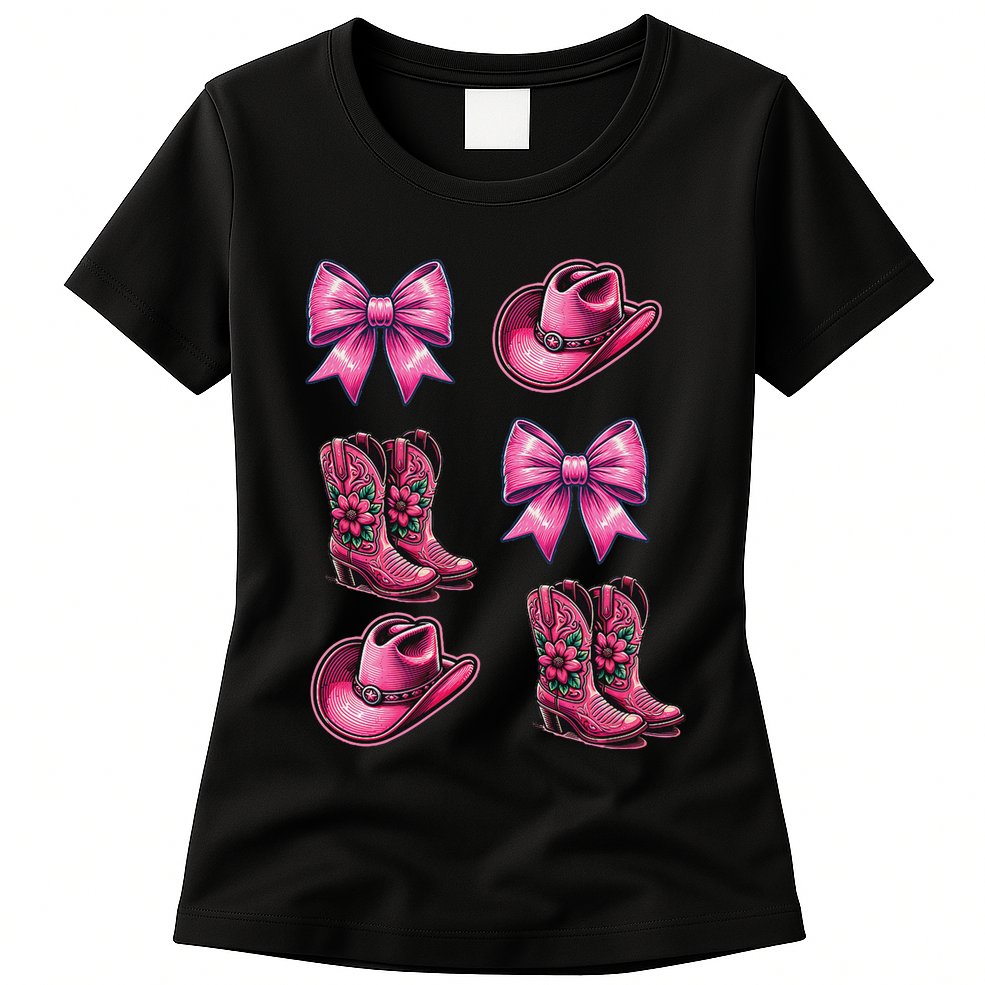 Coquette Cowgirl Womens T-Shirt