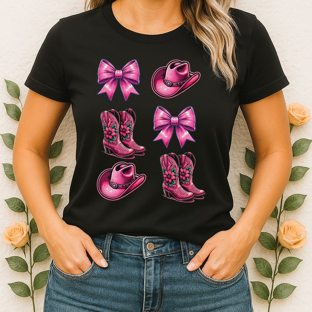 Coquette Cowgirl Womens T-Shirt