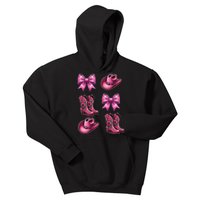 Coquette Cowgirl Kids Hoodie