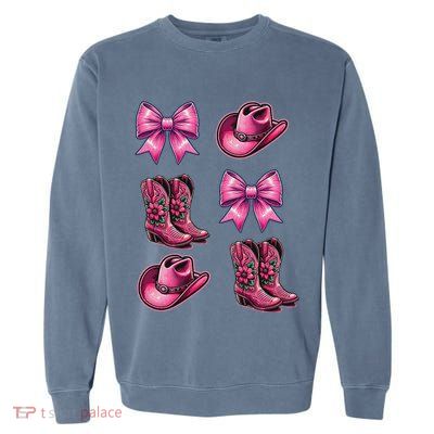 Coquette Cowgirl Garment-Dyed Sweatshirt