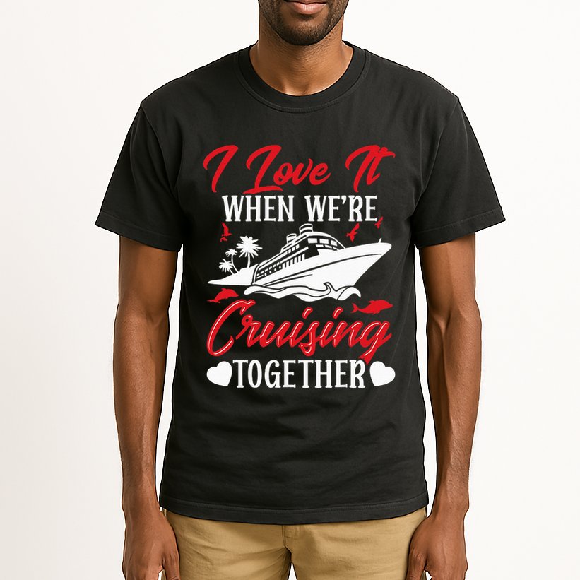 Cruising Couple Cruise Love It When WeRe Cruisin Together Tall T-Shirt