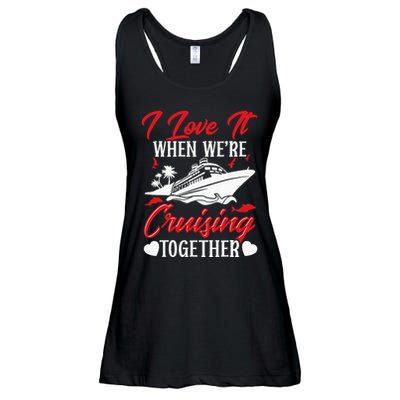 Cruising Couple Cruise Love It When WeRe Cruisin Together Ladies Essential Flowy Tank