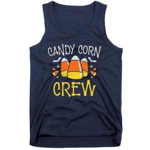 Candy Corn Crew Spooky Party Halloween Sweet Candy Tank Top