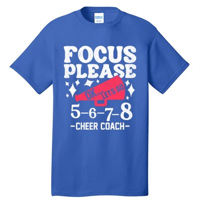 Cheer Coach Cheering Mom Fan Cheerleading Cheerleader Squad Gift Tall T-Shirt