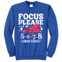 Cheer Coach Cheering Mom Fan Cheerleading Cheerleader Squad Gift Tall Sweatshirt