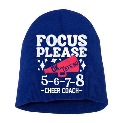 Cheer Coach Cheering Mom Fan Cheerleading Cheerleader Squad Gift Short Acrylic Beanie