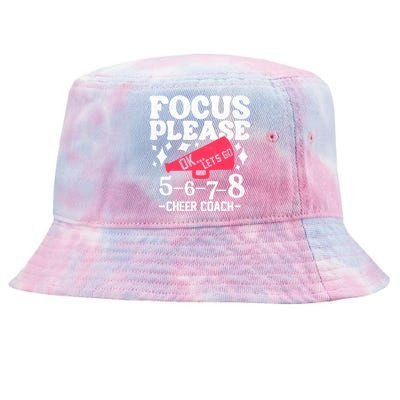 Cheer Coach Cheering Mom Fan Cheerleading Cheerleader Squad Gift Tie-Dyed Bucket Hat