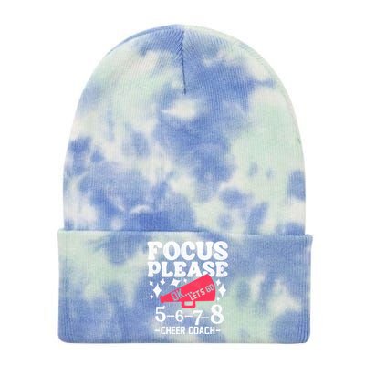 Cheer Coach Cheering Mom Fan Cheerleading Cheerleader Squad Gift Tie Dye 12in Knit Beanie