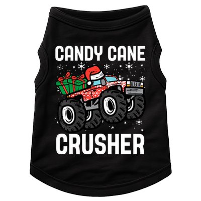 Candy Cane Crusher Christmas Monster Truck Doggie Tank