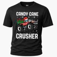Candy Cane Crusher Christmas Monster Truck Performance Shirt
