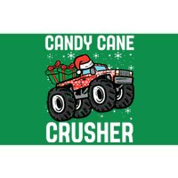 Candy Cane Crusher Christmas Monster Truck Bumper Sticker