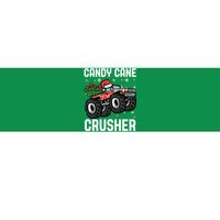 Candy Cane Crusher Christmas Monster Truck Bumper Sticker