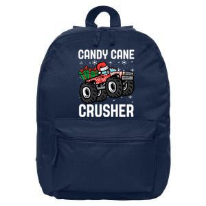 Candy Cane Crusher Christmas Monster Truck 16 in Basic Backpack