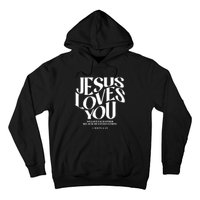 Christian Comfort Colors Jesus Loves You Hoodie