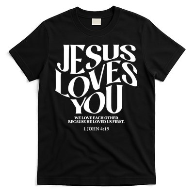Christian Comfort Colors Jesus Loves You T-Shirt