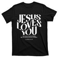 Christian Comfort Colors Jesus Loves You T-Shirt