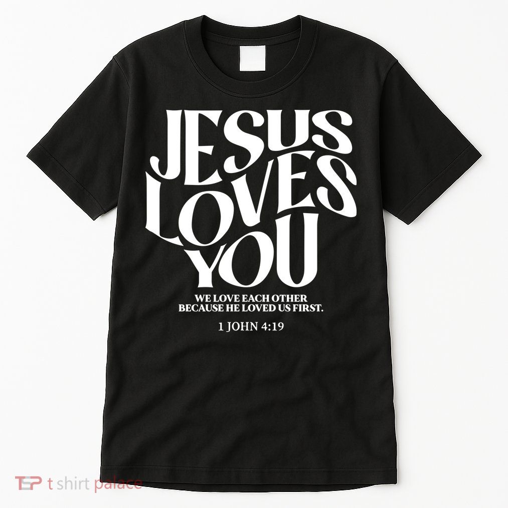 Christian Comfort Colors Jesus Loves You Tall T-Shirt