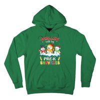 Cute Christmas Chillin' With My Pre-K Snowmies Teacher Hoodie