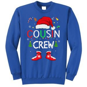 Cousin Crew Christmas Family Squad Naughty Matching Santa Sweatshirt