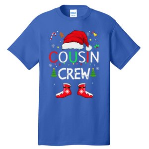 Cousin Crew Christmas Family Squad Naughty Matching Santa Tall T-Shirt