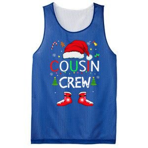 Cousin Crew Christmas Family Squad Naughty Matching Santa Mesh Reversible Basketball Jersey Tank