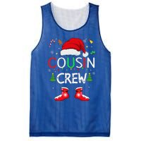 Cousin Crew Christmas Family Squad Naughty Matching Santa Mesh Reversible Basketball Jersey Tank