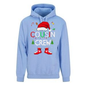 Cousin Crew Christmas Family Squad Naughty Matching Santa Unisex Surf Hoodie