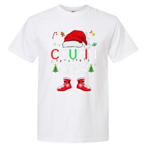 Cousin Crew Christmas Family Squad Naughty Matching Santa Garment-Dyed Heavyweight T-Shirt