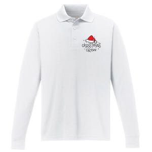 Christmas Crew Performance Long Sleeve Polo