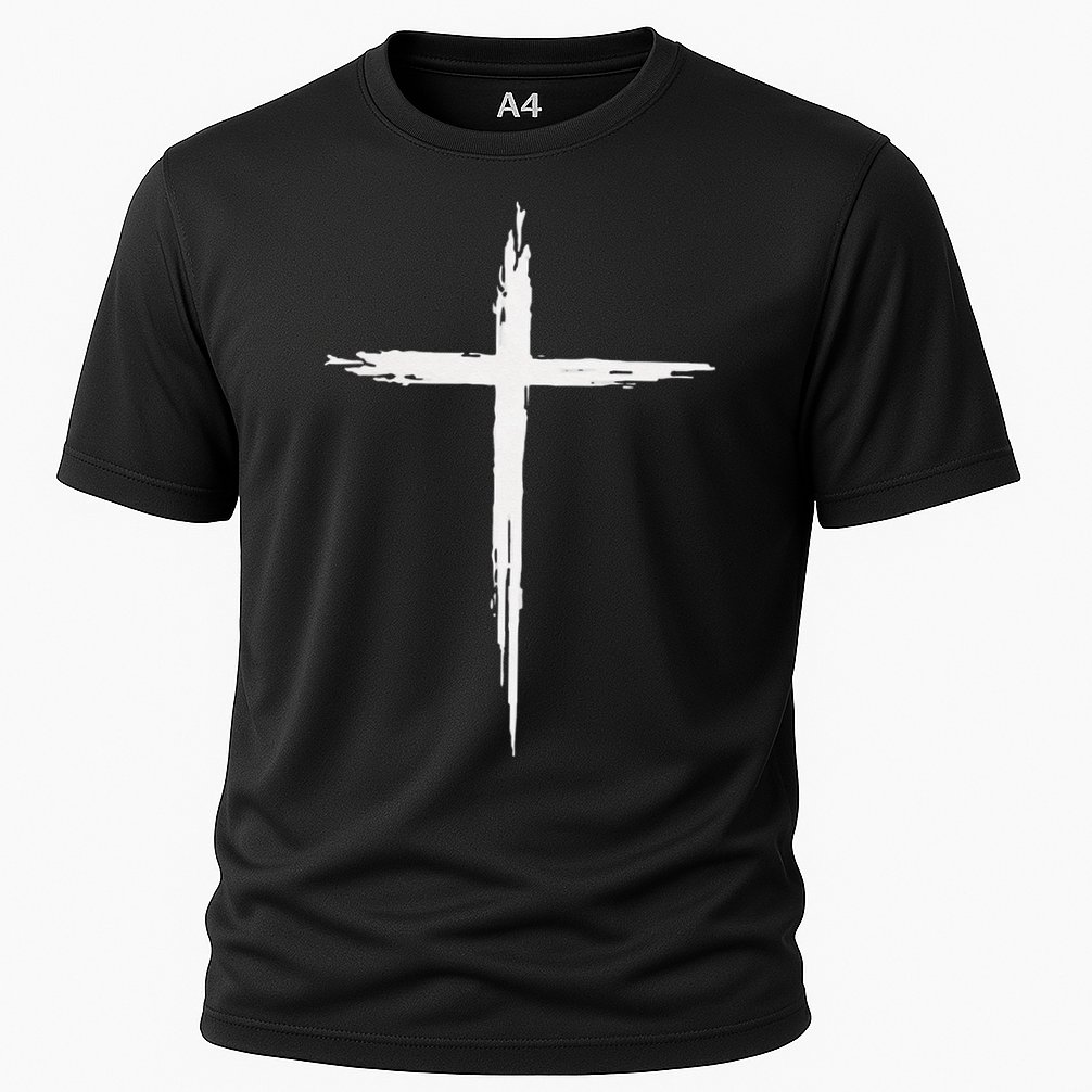 Christian Cross Christians Jesus Christ Cross Cooling Performance Crew T-Shirt