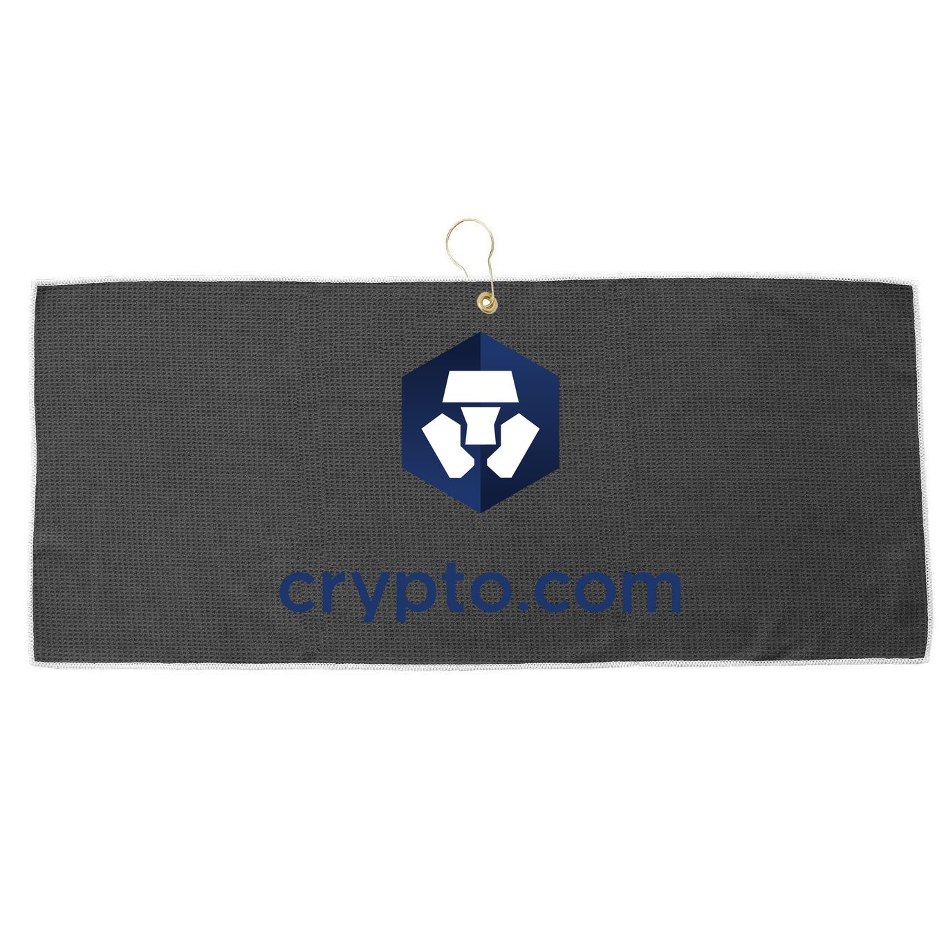 Crypto Com Large Microfiber Waffle Golf Towel