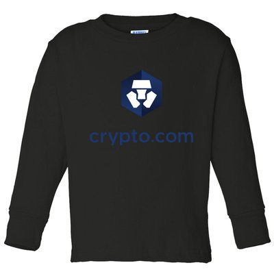 Crypto Com Toddler Long Sleeve Shirt