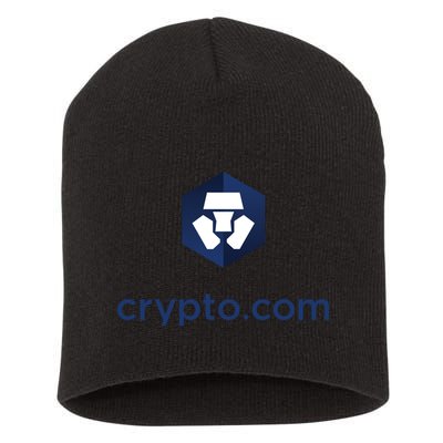 Crypto Com Short Acrylic Beanie
