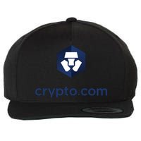 Crypto Com Wool Snapback Cap