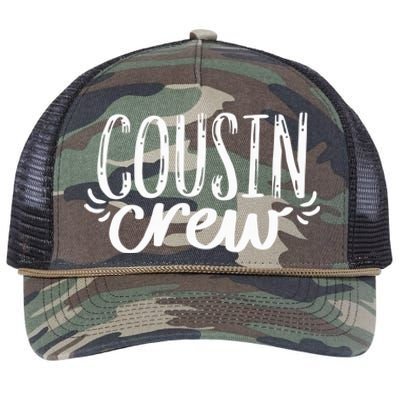 Christmas Cousin Crew Family Funny Gift Retro Rope Trucker Hat Cap