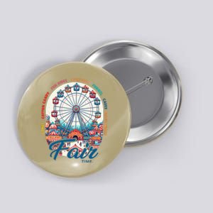 Cotton Candy Corn Dogs County Fair Ferris Wheel Blue Ribbons Button