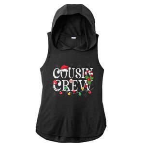 Cousin Crew Christmas Cousins Christmas Matching Family Ladies PosiCharge Tri-Blend Wicking Draft Hoodie Tank