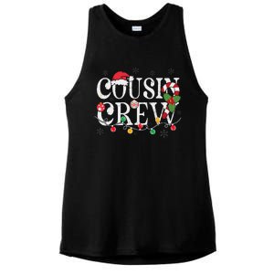 Cousin Crew Christmas Cousins Christmas Matching Family Ladies PosiCharge Tri-Blend Wicking Tank