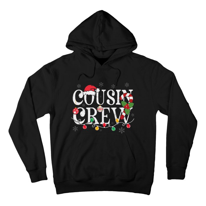 Cousin Crew Christmas Cousins Christmas Matching Family Hoodie