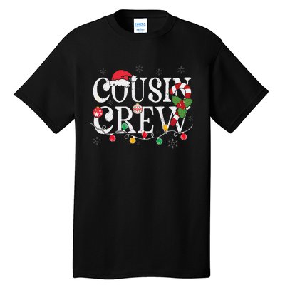 Cousin Crew Christmas Cousins Christmas Matching Family Tall T-Shirt